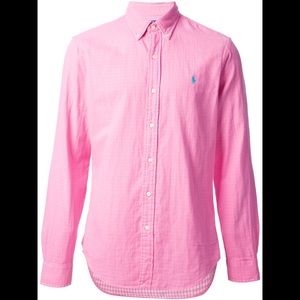 Ralph Lauren Pink Long Sleeve Button Down
